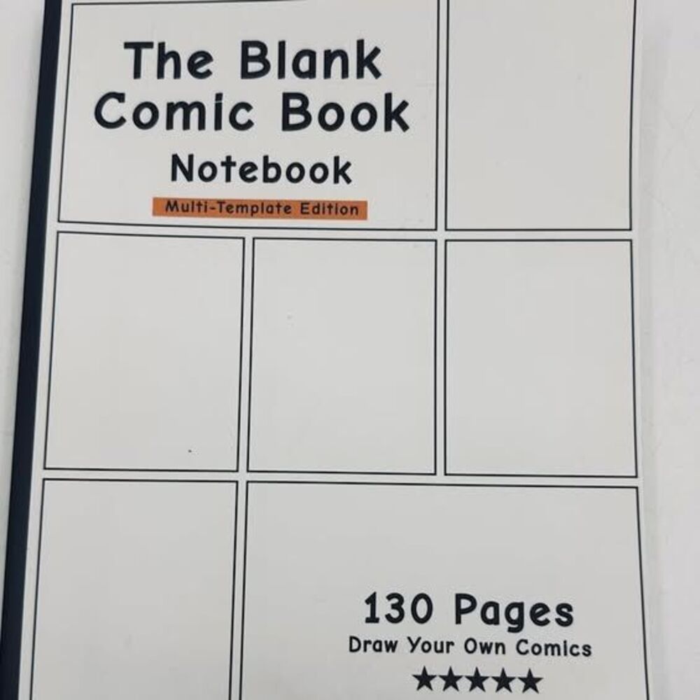 The Blank Comic Book Notebook - Multi-Template Edition (130 Pages, New)